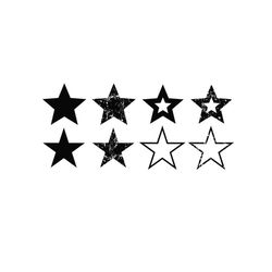 STAR OUTLINE SVG, Star Outline Svg Files for Cricut, Distressed Star Outline Svg, Star Clipart
