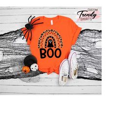 Boo Shirt Womens, Halloween Gifts for Women, Boo Halloween Shirt, Cute Ghost Shirt, Funny Halloween Shirt, Pumpkin Shirt
