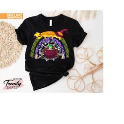 Rainbow Halloween Shirt,Hocus Pocus Shirt,Witchy Halloween Tee,Cute Halloween Outfit,Halloween Party Tee,Funny Halloween
