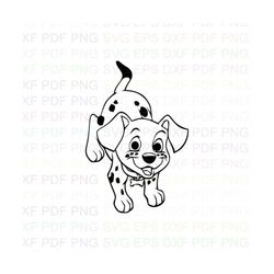101_Dalmations_028 Outline Svg Dxf Eps Pdf Png, Cricut, Cutting file, Vector, Clipart - Instant Download