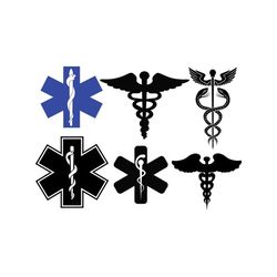 PARAMEDIC Star Svg, Paramedic Star of Life Svg, EMT svg, EMS Svg, Paramedic Emblem Svg for Cricut