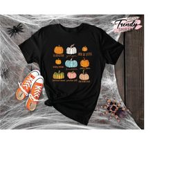 Halloween Shirts,Halloween Pumpkin Shirt, Pumpkin Varieties T-shirt, Pumpkin Shirt, Pumpkins T-shirt,Pumpkin Shirts,For
