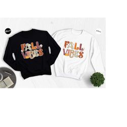 Fall Vibes T-shirt, Fall Season Vibes Shirt, Cute Fall Shirt, Autumn Shirt, Fall Tee