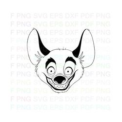 banzai_The_Lion_King_5 Outline Svg Dxf Eps Pdf Png, Cricut, Cutting file, Vector, Clipart - Instant Download