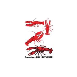 Crawfish, Cut File, Clip Art, SVG, Cricut, Silhouette Cameo, ScanNCut, Scrapbook, Louisiana, Cajun, Lobster, Crawfish Cl