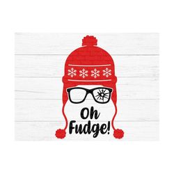 Christmas SVG, Oh Fudge Svg, Merry Christmas SVG, Fudge Svg, Christmas Clip Art, Christmas Cut Files, Cricut, Silhouette