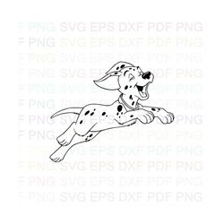 101_Dalmations_008 Outline Svg Dxf Eps Pdf Png, Cricut, Cutting file, Vector, Clipart - Instant Download