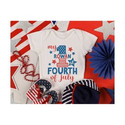 My First 4th of July SVG, 4th of July Svg, Patriotic Svg, Independence Day Png, Retro American Baby Shirt, Svg Files for