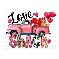 Love Shack Png, Truck Png, Valentine's Day Camp png, Sublimation Design, Happy Valentine's Day Png, Camp png, Cupid, Dig
