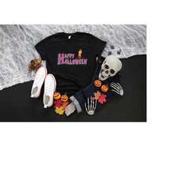 happy halloween shirt, cute halloween, happy halloween candle shirt, spider web , love halloween shirt, spooky heart shi