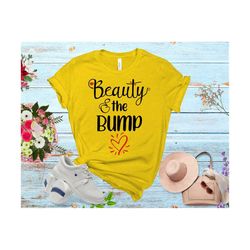 Beauty and the Bump SVG Cutting File, Ai, Dxf and PNG | Instant Download | Cricut and Silhouette | Preggo | Mama to Be |
