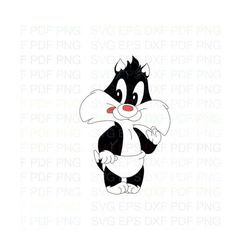 Baby_Sylvester_Baby_Looney_Tunes Svg Dxf Eps Pdf Png, Cricut, Cutting file, Vector, Clipart - Instant Download