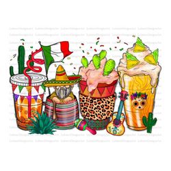 Mexico Drink Png, Sublimation Design, Mexico Coffee Png, Drink Png, Coffee Png, Cafecito , Western, PNG File, Mexico Png
