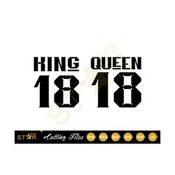 King Queen svg, Queen svg, King svg, Family svg, King Queen svg, SVG, Cricut svg, Cameo Silhoutte