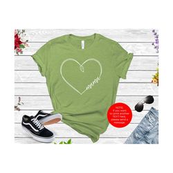 Mama Heart SVG, Love, Mom, Heart Mama SVG Cut Files, Mother's Day, Gift Idea, Heart svg, Hand Drawn Heart, Mum Vector, F