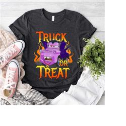 Cars Halloween Vampire Truck Or Treat Disney Shirt, Mickeys Not So Scary Party Gifts, Disney Trick or Treat, Halloween M