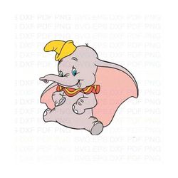 Dumbo_Baby_Elephant_4 Svg Dxf Eps Pdf Png, Cricut, Cutting file, Vector, Clipart - Instant Download