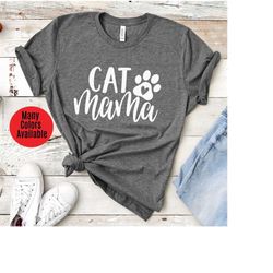 New Cat Mom Shirt, Cat Mama T-shirt, Cat Lover Gift, Gift for Cat Moms, Women's Graphic Tee