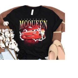Disney Lightning McQueen Graphic Poster T-Shirt, Disney Family Matching Shirt, Walt Disney World Shirt, Disneyland Trip