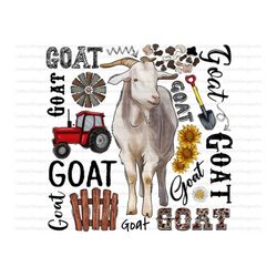Goat Sublimation PNG, Animal Digital Downloads, Farm png, Instant Download,Sublimation Designs, Windmill, Goat Png, Sunf
