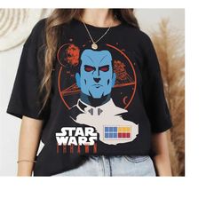 Star Wars Admiral Thrawn Head Shot Graphic, Star Wars Celebration, Galaxy's Edge, Star Wars Day, Walt Disney World Shirt