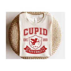 Cupid University SVG, Valentine SVG, University Svg, Love Svg, Funny Valentines Day Shirts, Png, Svg Files for Cricut
