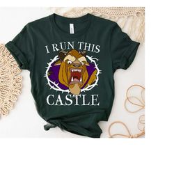 Disney Beauty And The Beast I Run This Castle  Portrait ,Disney Family Matching Shirt, Walt Disney World Shirt, Disneyla
