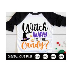 Halloween Svg, Witch Way to the Candy Svg, Halloween Costume, Spooky Svg, Halloween Shirt Svg, Hocus Pocus Svg, Png, Svg