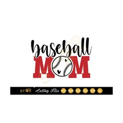 Baseball, Baseball Mom SVG, Mom svg, Svg, Digital Download, SVG, Cricut SVG, Cameo Silhouette