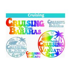 Cruise To The Bahamas SVG. Cruise To Vanuata Svg. Bahamas Cruise SVG. Vanuata Cruise Svg. Cruise PNG. Cruise clipart.