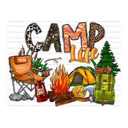 Camp Life PNG File, Camp PNG, Camping Design PNG, Leopard, Camp Life Png, Camping Png,Western Sublimation Designs Downlo
