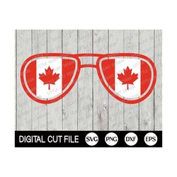 Canada Svg, Canada Sunglasses, Summer Vacation, Canada Day Svg, Canada Flag Shirt, Patriotic Svg, Maple Leaf Cut file, S