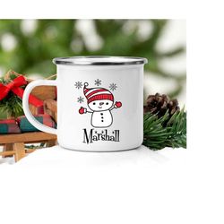 Kids hot Cocoa Christmas Mug Children's Hot Chocolate Cup Personalized Kids mugs Kids cups Christmas eve gifts boy and g