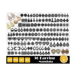 96 Earrings Svg, Earring Template Svg, Glowforge Earrings, Earring Cut Files, Wood Earring Svg, Laser Cut Earring, Insta