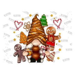 Gingerbread Gnome Png Sublimation Design, Christmas Gnomes Png Sublimation, Baking Gnome Png Digital Download, Christmas