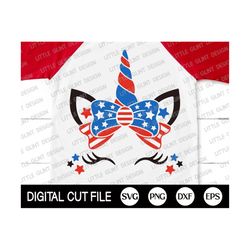 4th of July Unicorn Svg, American Unicorn, Independence day, Memorial Day Girl Shirt, Fourth of July, American Flag, Svg