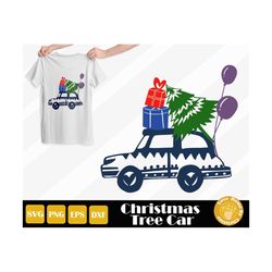 Christmas Tree Car, Christmas Car Svg, Kids Shirt Design, Country Christmas, Holiday Decor, Rustic Christmas, Instant Do