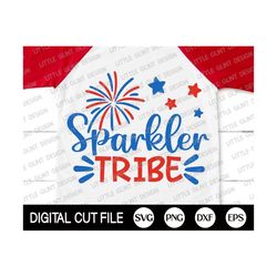 4th of July Svg, Sparkler Tribe Svg, American Flag Svg, Independence day, Memorial Day, fourth of july, American Shirt,