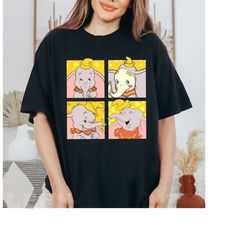 Cute Dumbo Portrait Shirt, Disney Dumbo Retro T-Shirt, Magic Kingdom, Disneyland Family Matching Shirts, Walt Disney Wor
