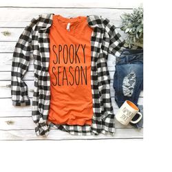 Spooky Season Shirt, Spooky Season, Spooky Shirt, Halloween Shirt, Fall Shirt, Cute Fall Tee, Funny Halloween Shirt, Wom