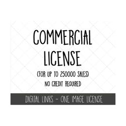Commercial license to the limit of 250000, No Credit Required, One image License, Digital Links