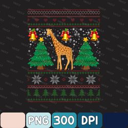 Giraffe Png, Giraffe Xmas Lighting Png, Christmas Png, Instant Download for Personal