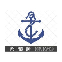 Anchor svg, anchor clipart, anchor cut file, anchor vector, fishing clipart, anchor png, dxf, anchor cricut silhouette s