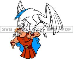 Hades Heracles Megara, Handsome soldier, Cartoon Customs SVG, EPS, PNG, DXF 229