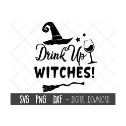 Halloween svg file, drink up witches digital download, halloween svg, halloween png, dxf, halloween cricut silhouette sv