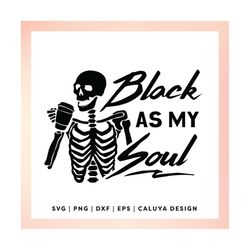 Funny Halloween Quote SVG Cutting File for Cricut, Cameo Silhouette | Funny Coffee Quote Design, Skeleton, Coffee Joke,