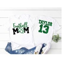 glitter football shirt | football mom shirts | football shirts | cute football mom shirts | custom football mom shirt wi