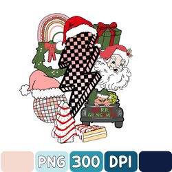 Merry Christmas Png, Christmas Png, Retro Christmas Png, Santa Claus Png, Christmas Sublimation, Christmas Vibes Png