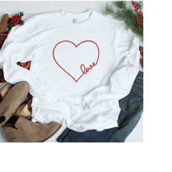 Long Sleeve valentines shirt, Valentine heart shirt, Love Tshirts for women, Valentines Shirt, Valentines Day Shirt, Hea