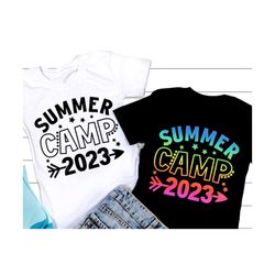 Summer Camp 2023 SVG, Camping Svg, Summer Quote Svg, Summer Vacation Shirt, Camp Life Png, Svg Files For Cricut